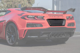 EOS 2023-2024 Chevrolet Corvette C8 Z06 Carbon Fiber License Plate Backing - Image 3