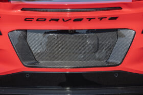 Extreme Online Store EOS Corvette C8 Z06 Carbon Fiber License Plate Backing for C8 Corvette