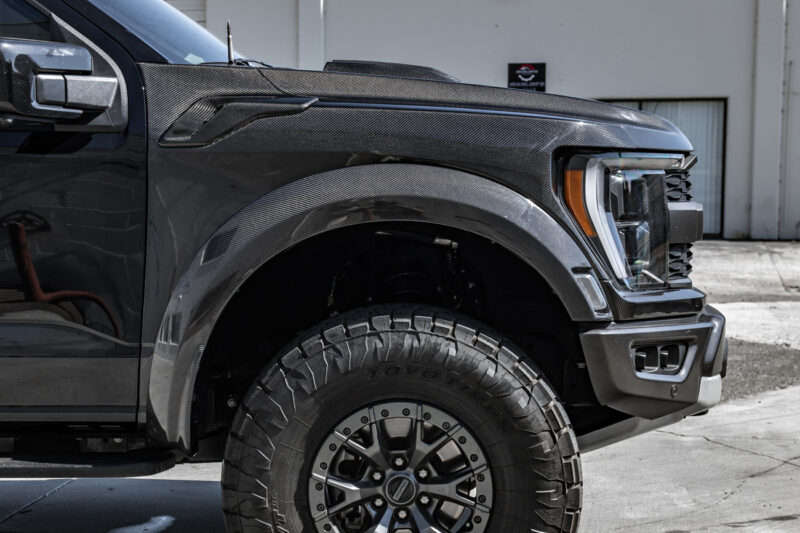 FFP 2021-2024 Ford F-150 Raptor Carbon Fiber Front Fenders