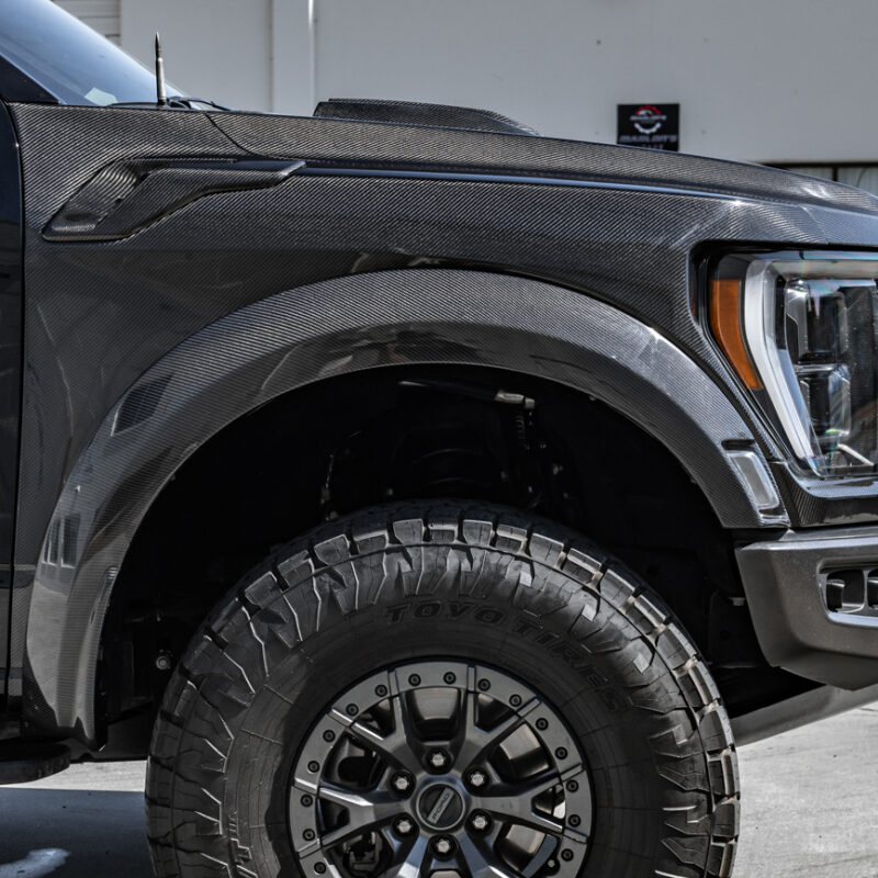 FFP 2021-2024 Ford F-150 Raptor Carbon Fiber Front Fenders