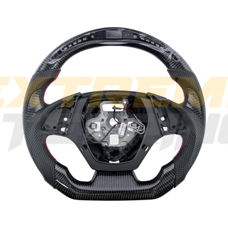 EOS 2016-2024 Chevrolet Camaro Carbon Fiber Honeycomb Steering Wheel With LED Display