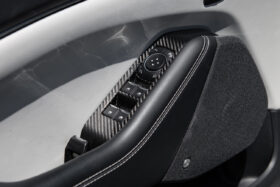 FFP Mustang Mach-E Carbon Fiber Door Controls Trim for Mustang Mach-E