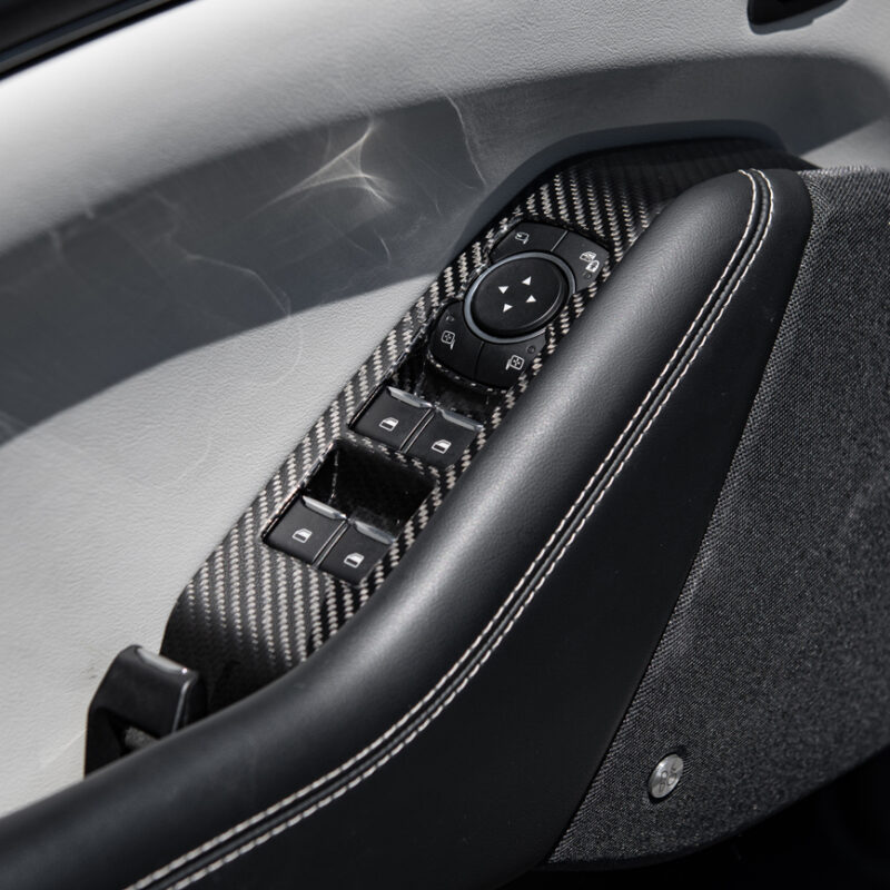 FFP 2021-2024 Ford Mustang Mach-E Carbon Fiber Door Controls Trim