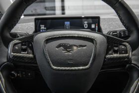 FFP Mustang Mach-E Carbon Fiber Steering Wheel Trim for Mustang Mach-E