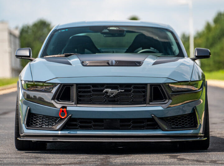 FFP 2024-2026 Ford Mustang Carbon Fiber Dark Horse Front Splitter - Non Handling Pack