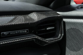 FFP Mustang Carbon Fiber AC Cover for S650 Mustang - Image 4