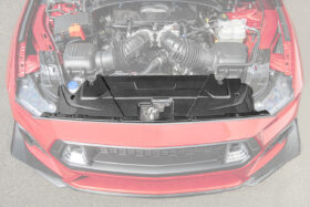 FFP 2024 Ford Mustang Carbon Fiber Engine Panel Trim Radiator Cover - Image 1