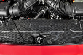 FFP 2024 Ford Mustang Carbon Fiber Engine Panel Trim Radiator Cover - Image 5