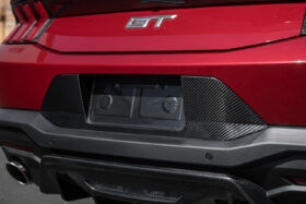 FFP 2024 Ford Mustang Carbon Fiber License Plate Frame Backing - Image 4