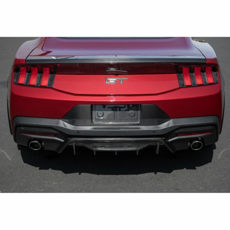 FFP 2024 Ford Mustang Carbon Fiber License Plate Frame Backing