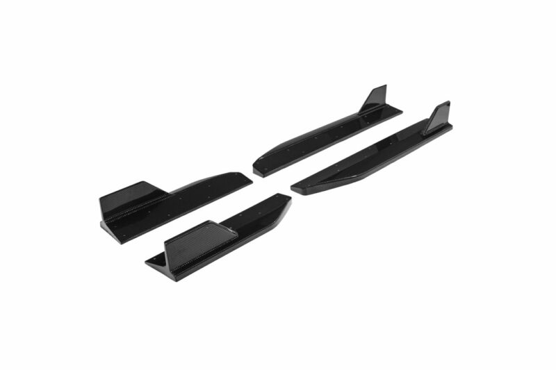 FFP 2024-2025 Ford Mustang Carbon Fiber Side Skirt Extensions