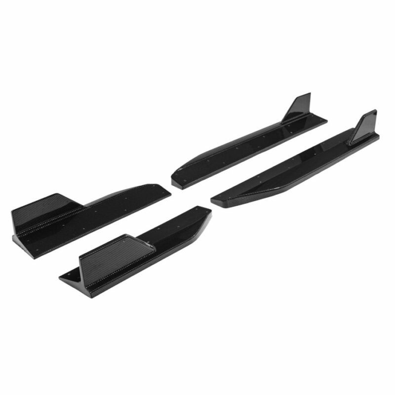 FFP 2024-2025 Ford Mustang Carbon Fiber Side Skirt Extensions