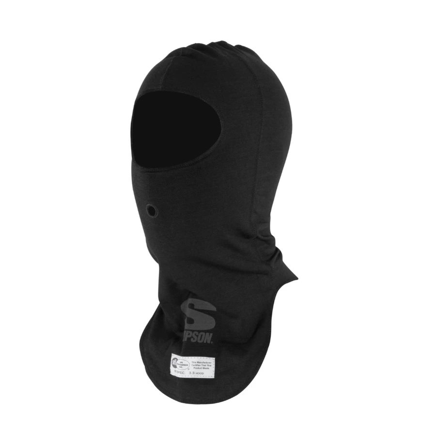 SIMPSON RACING PRO-FIT BALACLAVA SINGLE EYEPORT BLACK