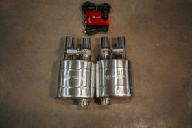 Valvetronic Designs Valvetronic Universal Valved Muffler Kit - Single Inlet Dual Outlet