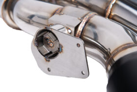 Extreme Online Store EOS CTS-V Sedan MBP Valved Axle Back Quad Tips Exhaust - Black Tips - Image 6
