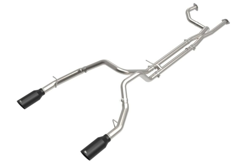 aFe Power 2021-2024 RAM 1500 TRX V8-6.2L (sc) Vulcan Series 3 IN to 3-1/2 IN 304 Stainless Steel Cat-Back Exhaust System w/ Black Tip