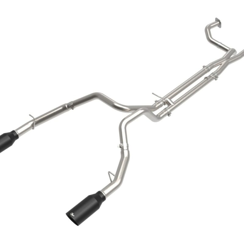 aFe Power 2021-2024 RAM 1500 TRX V8-6.2L (sc) Vulcan Series 3 IN to 3-1/2 IN 304 Stainless Steel Cat-Back Exhaust System w/ Black Tip