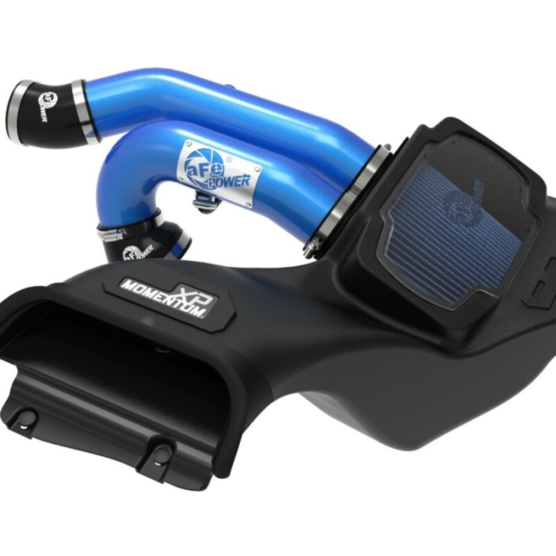 aFe Power 2021-2024 Ford F-150 Raptor V6-3.5L (tt) Momentum XP Cold Air Intake System - Blue w/ Pro 5R Filter
