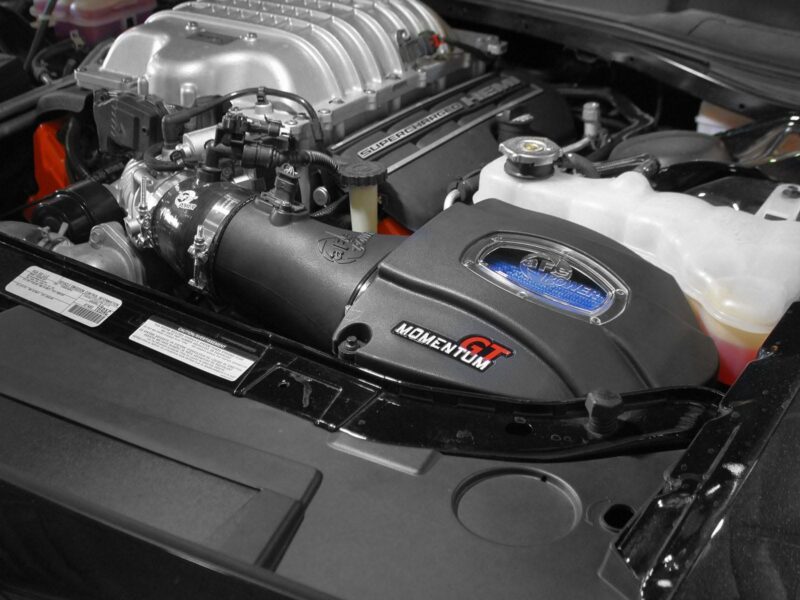 aFe Power 2015-2016 Dodge Challenger/Charger SRT Hellcat V8-6.2L (sc) Momentum GT Cold Air Intake System w/Dual Filter Media - Image 2