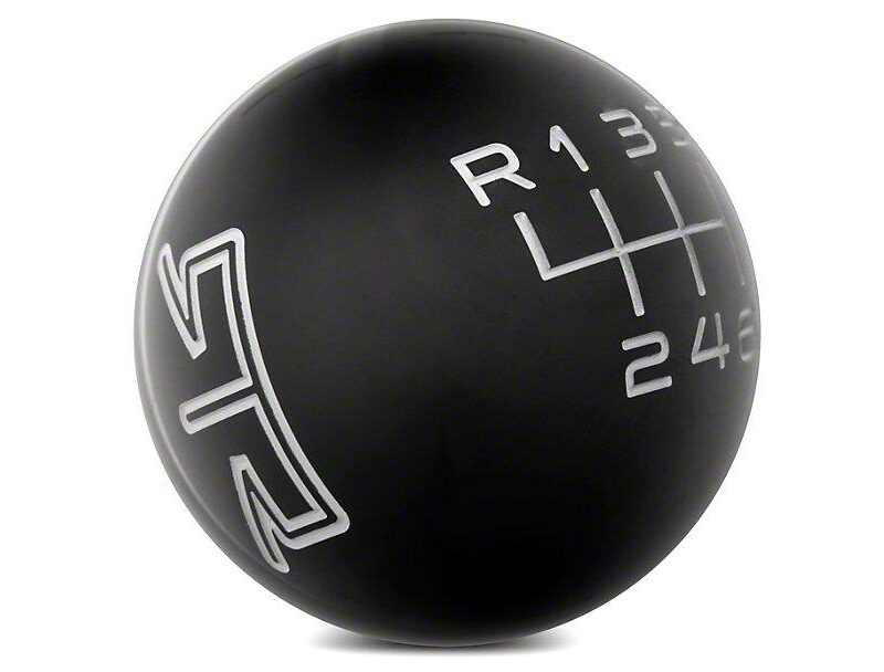 RTR 2024 Ford Mustang Black Shift Knob - Gray Engraving