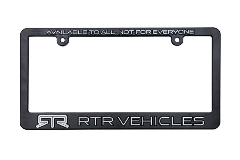RTR Vehicles License Plate Frame