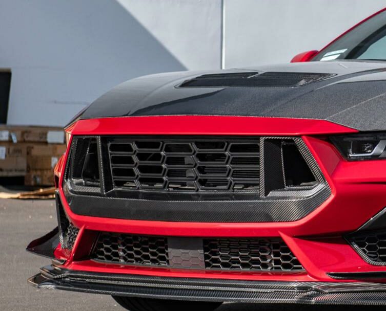 FFP 2024-2025 Ford Mustang GT Carbon Fiber Front Grille Cover