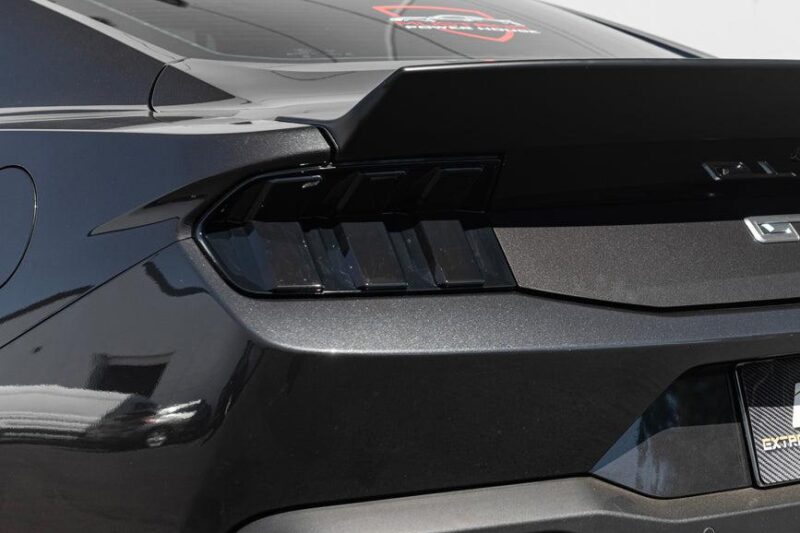 FFP 2024 Ford Mustang Smoke Tinted Rear Tail Light Trim Cover