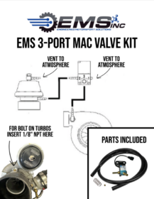 Engineered Motorsport Solutions EMS Mustang EcoBoost 2.3L 3-Port Mac Valve Kit for Mustang EcoBoost - Image 2