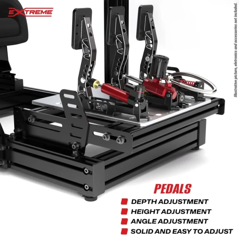 ESR AX80 Aluminum Profile Sim Racing Rig - Image 7