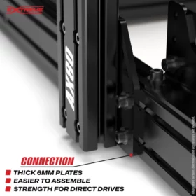 Extreme Simracing ESR AX80 Aluminum Profile Sim Racing Rig - Image 6