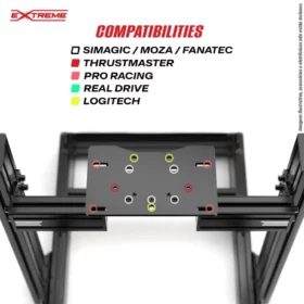 Extreme Simracing ESR AX80 Aluminum Profile Sim Racing Rig - Image 3