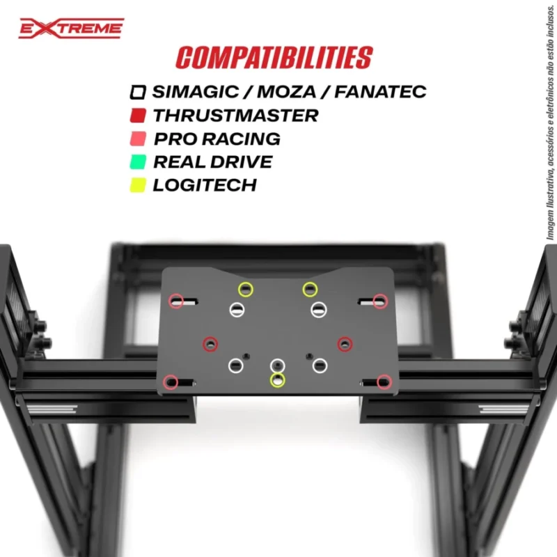 ESR AX80 Aluminum Profile Sim Racing Rig - Image 3