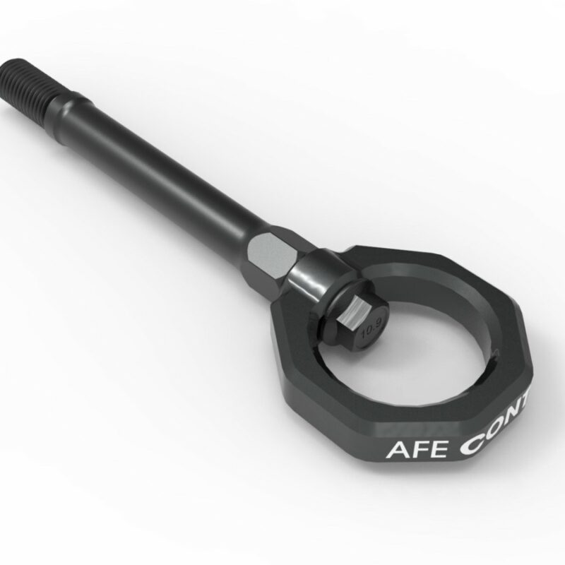 aFe Power 2020-2024 Chevrolet Corvette C8 V8-6.2L aFe CONTROL Front Tow Hook Gray