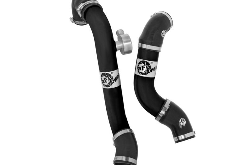 aFe Power 2015-2023 Ford Mustang EcoBoost BladeRunner Aluminum Hot and Cold Charge Pipe Kit Black