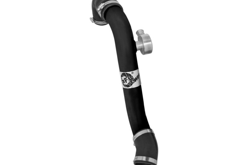 aFe Power 2015-2023 Ford Mustang EcoBoost BladeRunner 2-1/2 IN Aluminum Hot Charge Pipe Black