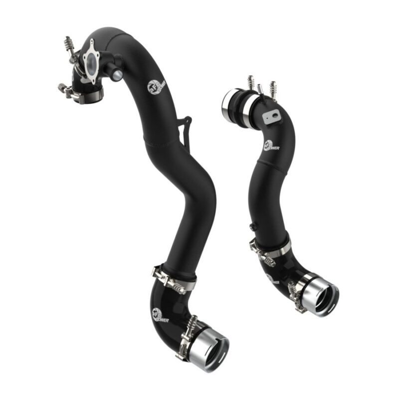 aFe Power 2021-2024 Ford Bronco EcoBoost BladeRunner Aluminum Hot and Cold Charge Pipe Kit Black
