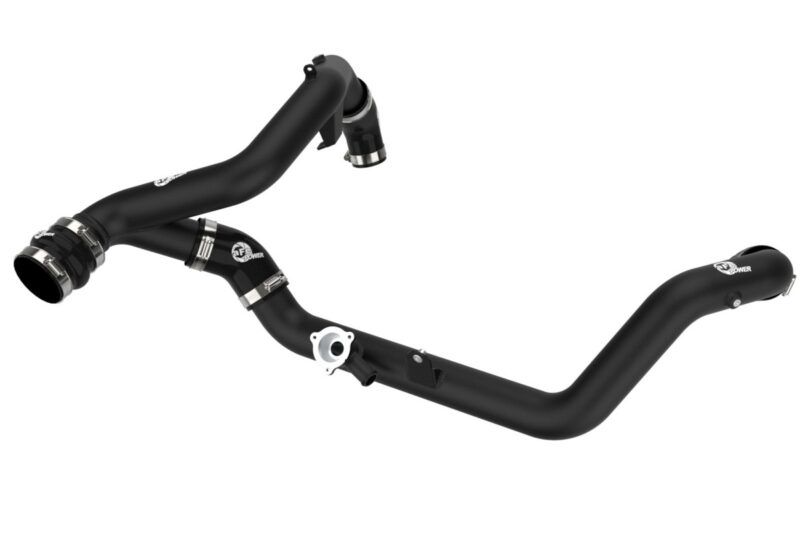 aFe Power 2020-2021 Ford Explorer ST V6-3.0L (tt) BladeRunner 2-1/4 IN Aluminum Hot Charge Pipe Black