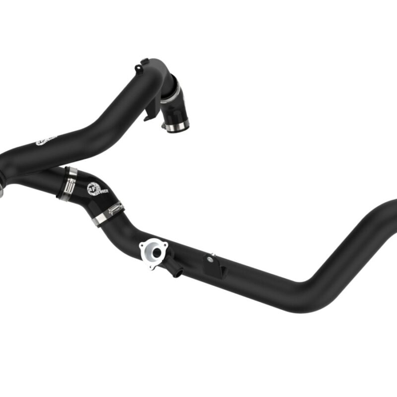 aFe Power 2020-2021 Ford Explorer ST V6-3.0L (tt) BladeRunner 2-1/4 IN Aluminum Hot Charge Pipe Black