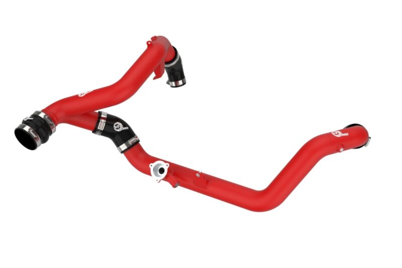aFe Power 2020-2021 Ford Explorer ST V6-3.0L (tt) BladeRunner 2-1/4 IN Aluminum Hot Charge Pipe Red