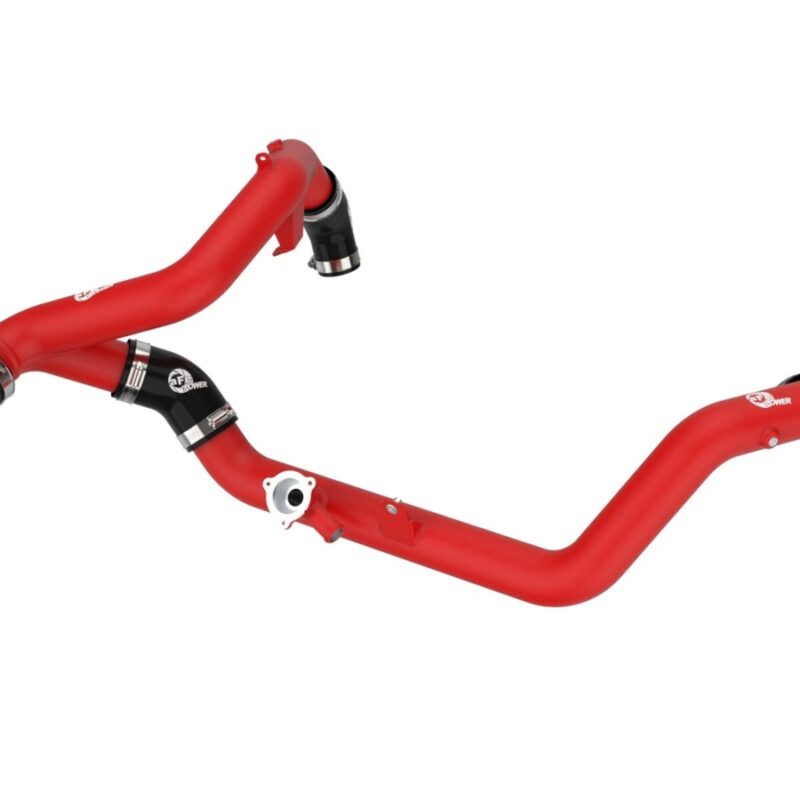 aFe Power 2020-2021 Ford Explorer ST V6-3.0L (tt) BladeRunner 2-1/4 IN Aluminum Hot Charge Pipe Red