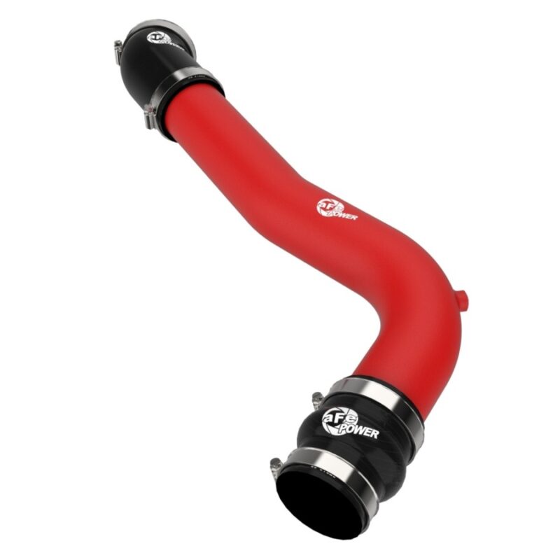 aFe Power 2020-2024 Ford Explorer ST V6-3.0L (tt) BladeRunner 2-3/4 IN Aluminum Cold Charge Pipe Red