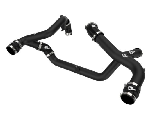 aFe Power 2022-2024 Ford Explorer ST V6-3.0L (tt) BladeRunner Aluminum Hot and Cold Charge Pipe Kit Black