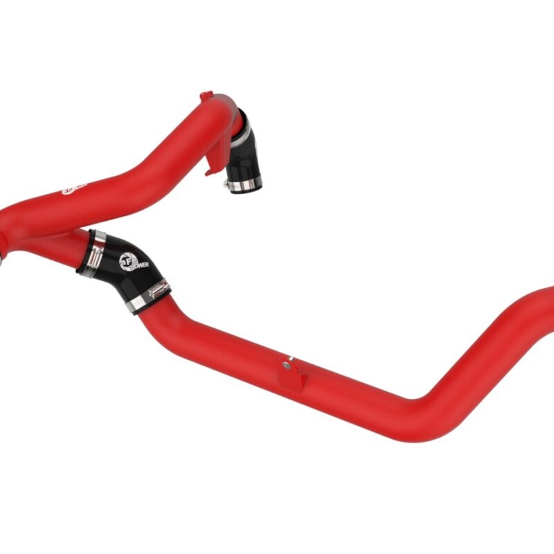 aFe Power 2022-2024 Ford Explorer ST V6-3.0L (tt) BladeRunner 2-1/4 IN Aluminum Hot Charge Pipe Red