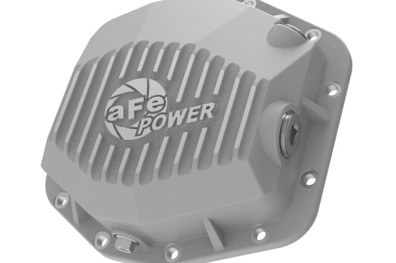 aFe Power 2021-2023 Ford Bronco EcoBoost/V6-2.7L (Dana M220) Street Series Rear Differential Cover Raw w/ Machined Fins -OVERSTOCK