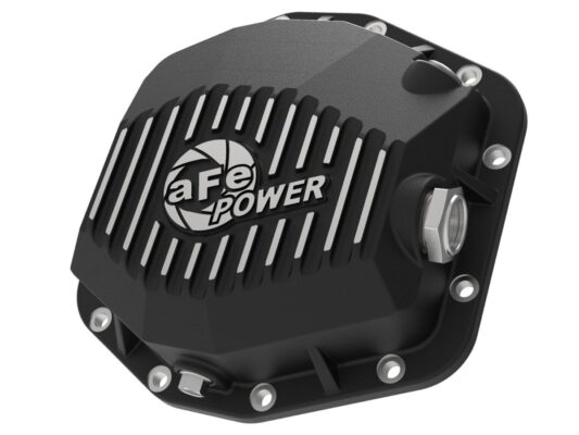 aFe Power 2021-2023 Ford Bronco EcoBoost/V6-2.7L (Dana M220) Pro Series Rear Differential Cover Black w/ Machined Fins
