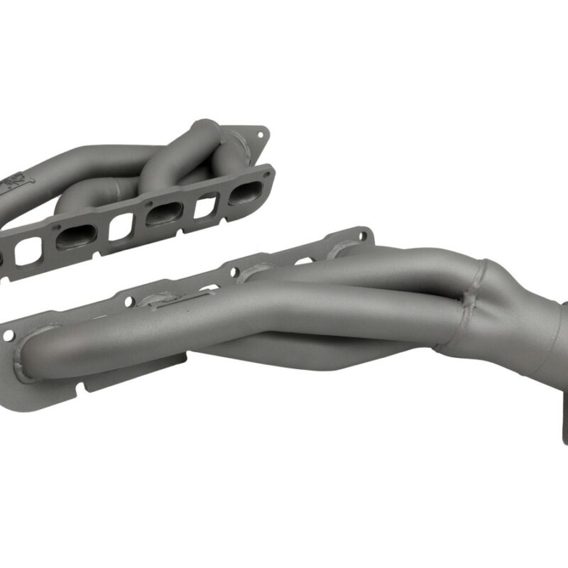 aFe Power 2015-2023 Dodge Challenger V8-6.2L (sc)/6.4L HEMI Twisted Steel 1-3/4 IN 304 Stainless Steel Short Tube Headers w/ Titanium Ceramic Coating