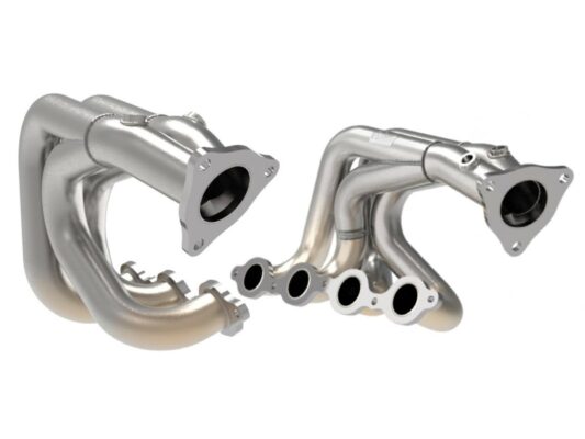 aFe Power 2020-2024 Chevrolet Corvette C8 V8-6.2L Twisted Steel 304 Stainless Steel Long Tube Header