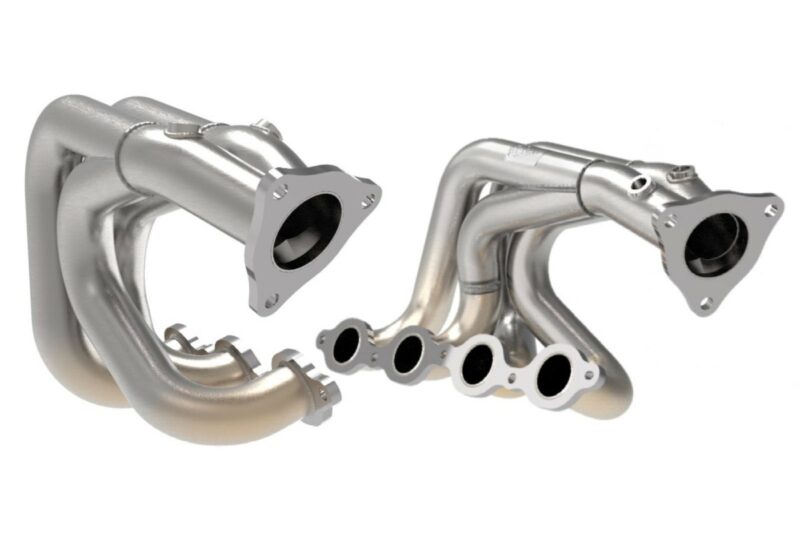 aFe Power 2020-2024 Chevrolet Corvette C8 V8-6.2L Twisted Steel 304 Stainless Steel Long Tube Header