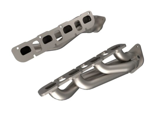 aFe Power 2018-2021 Jeep Grand Cherokee Trackhawk (WK2) Dodge Durango SRT Hellcat 21-24 V8-6.2L (sc) Twisted Steel 304 Stainless Steel Short Tube Header w/ Titanium Ceramic Coat Finish