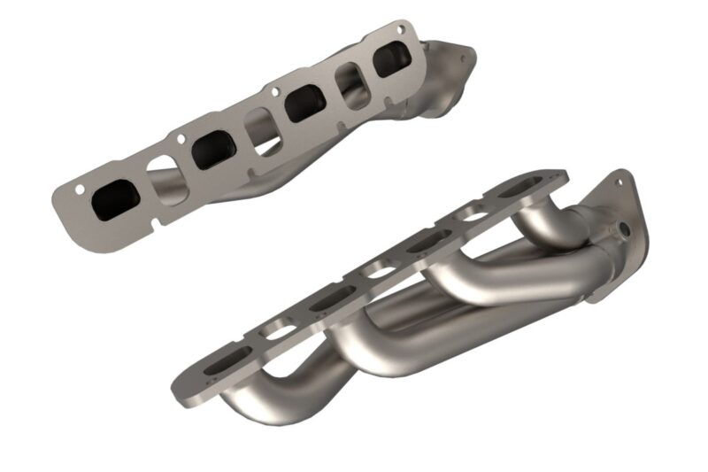 aFe Power 2018-2021 Jeep Grand Cherokee Trackhawk (WK2) Dodge Durango SRT Hellcat 21-24 V8-6.2L (sc) Twisted Steel 304 Stainless Steel Short Tube Header w/ Titanium Ceramic Coat Finish